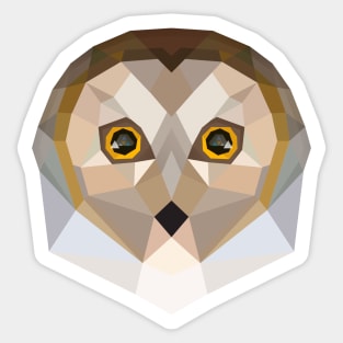 Polygon Owl Sticker